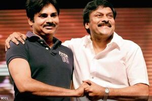 chiranjeevi and Pawan