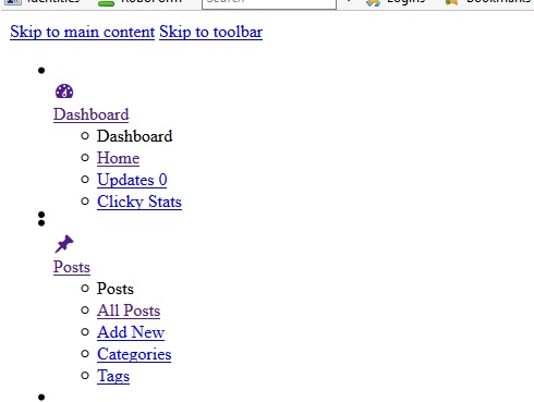 Fixing formatting loss of WordPress sites
