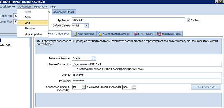 Setting up DRM Sample application provided by Oracle