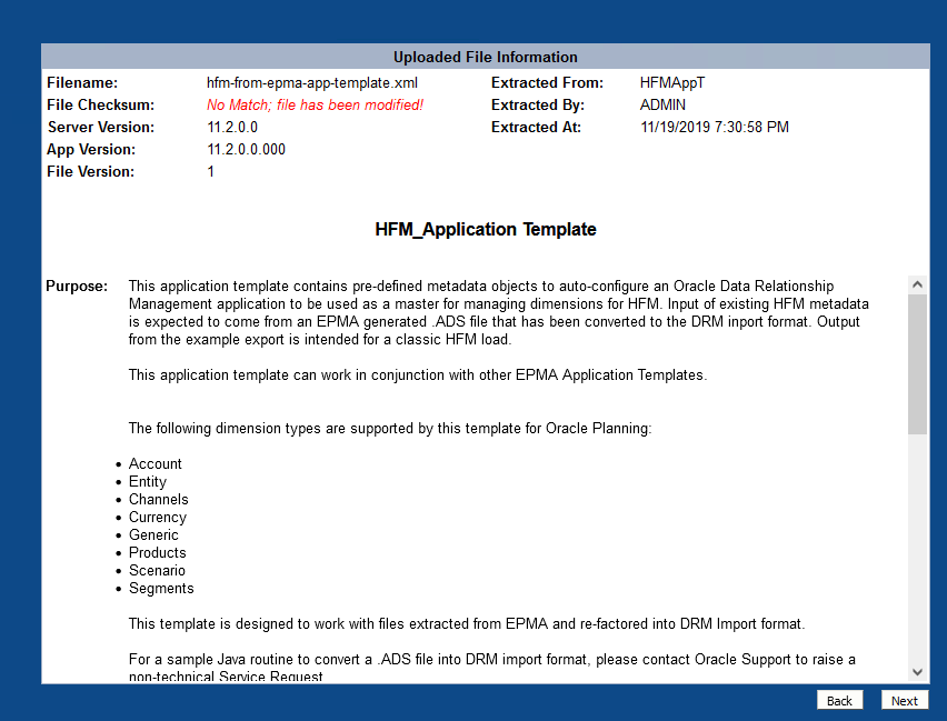 Migrating Hyperion  Metadata from EPMA (EPM Architect) to Oracle Data Relationship Manager