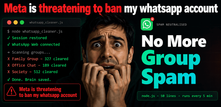 The WhatsApp Problem: How I Automated My Way Out of Digital Chaos