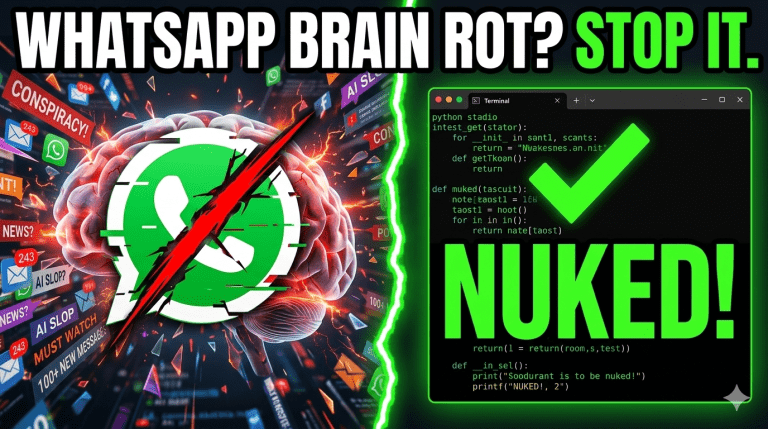 The WhatsApp Problem: How I Automated My Way Out of Digital Chaos